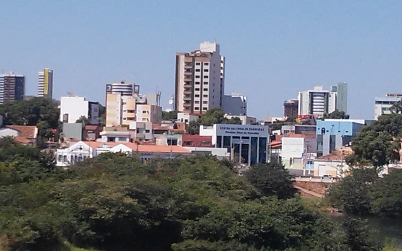 Vista de Barreiras (BA), no oeste baiano, em 2017